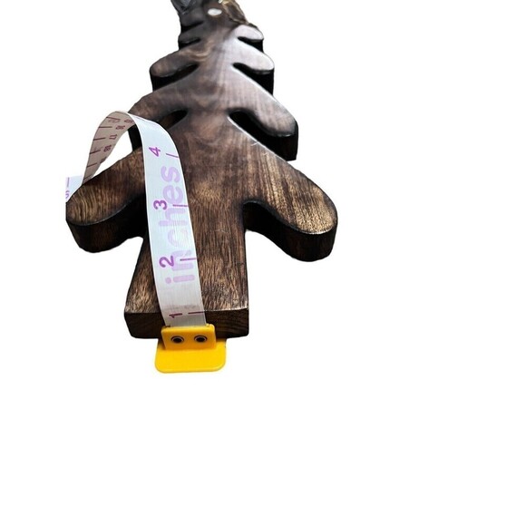 Handcrafted in India Solid Wood Christmas Tree Rustic Minimalist Design - Picture 6 of 6